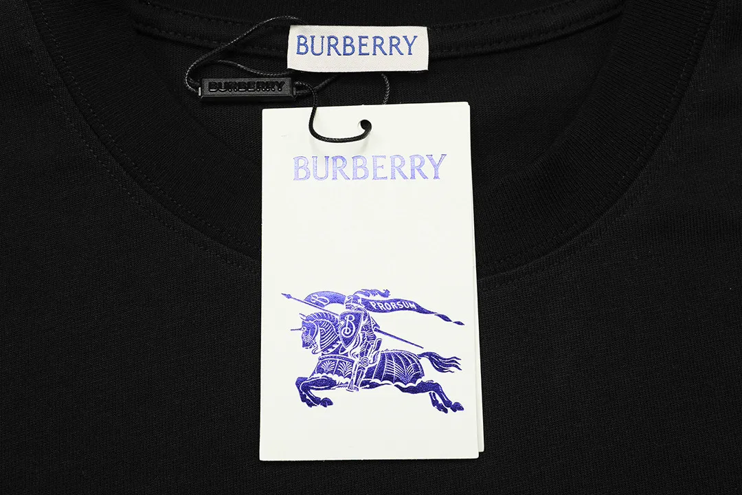 BBR BURBERRY 2026New Arrival logo Same Style t · 300 100％ · 32 · ：Black Size：XS S M L
